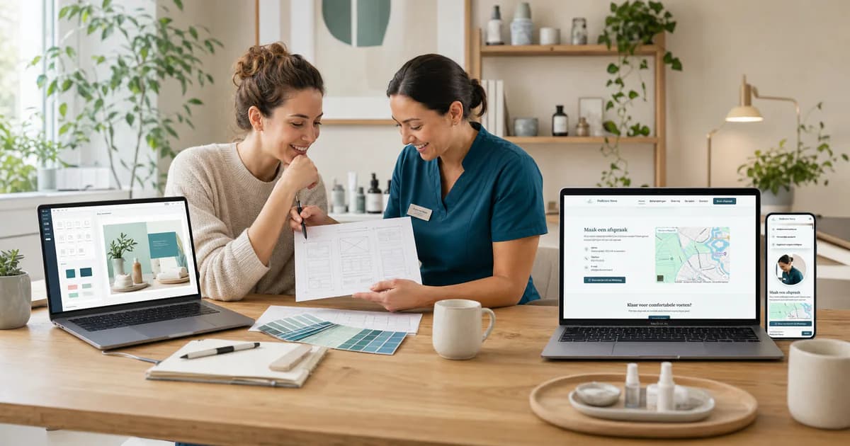 Drie manieren om een website voor je pedicurepraktijk te realiseren
